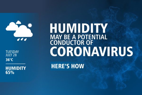 Humidity may be a potential conductor of coronavirus, Here’s How.